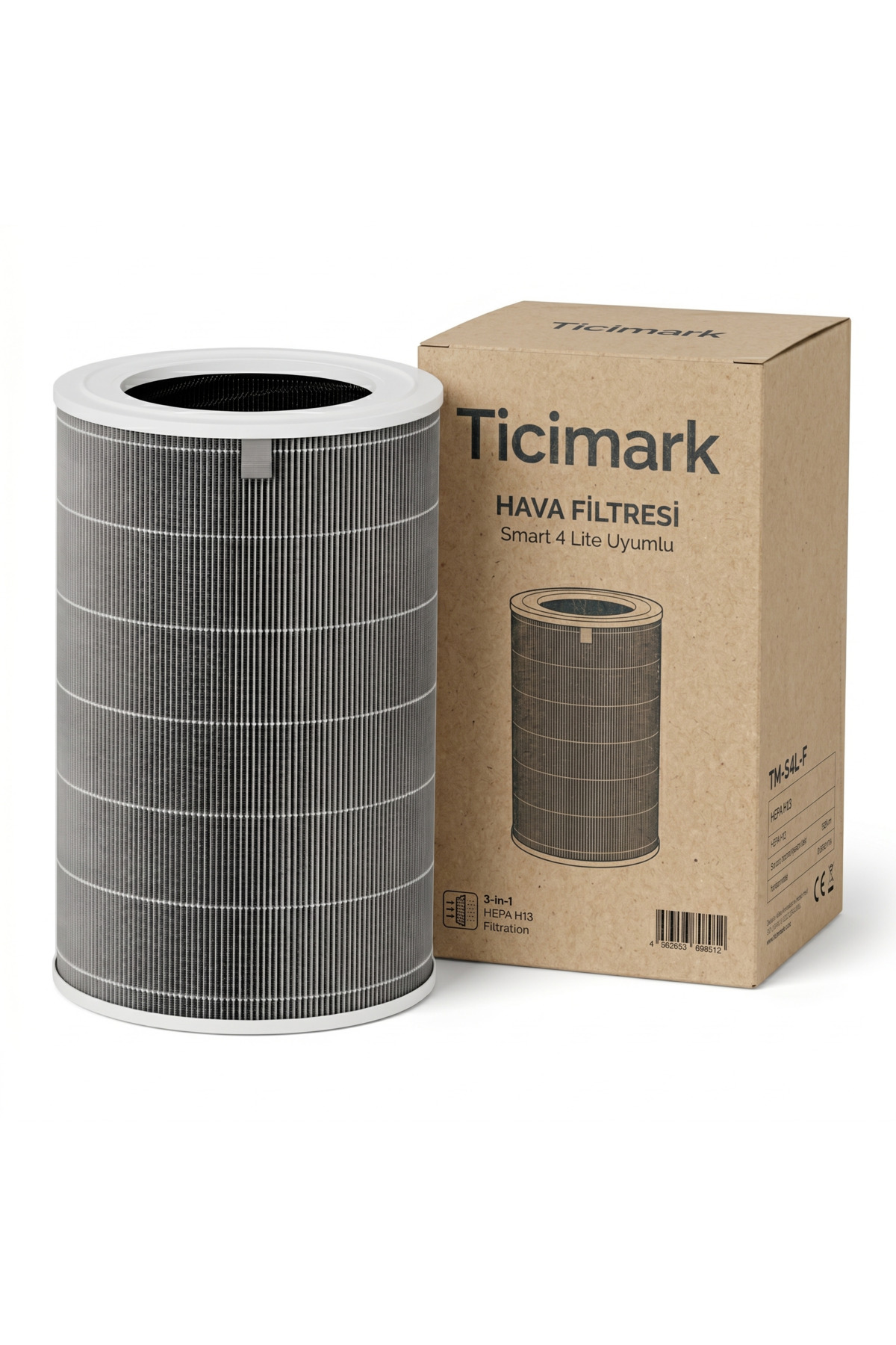ticimark Mi Smart 4 Lite Air Purifier Hepa Filtre (Sadece Smart 4 Lite Uyumludur)