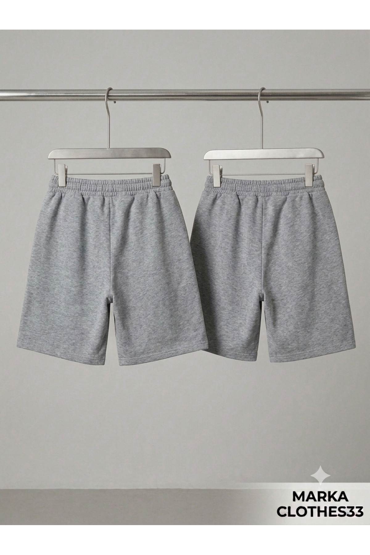 新品 THEREDTHREAD S shaggy shorts gray S Red Grow REDVEYRA Gri