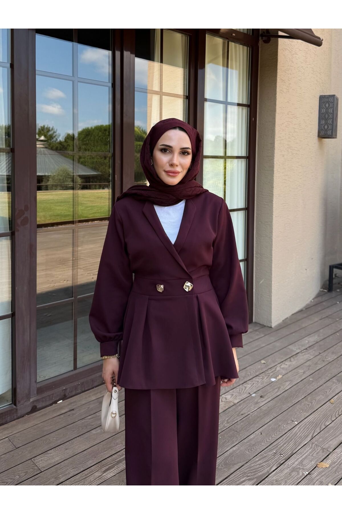 SS Design Serra Takım Mürdüm görsel 5