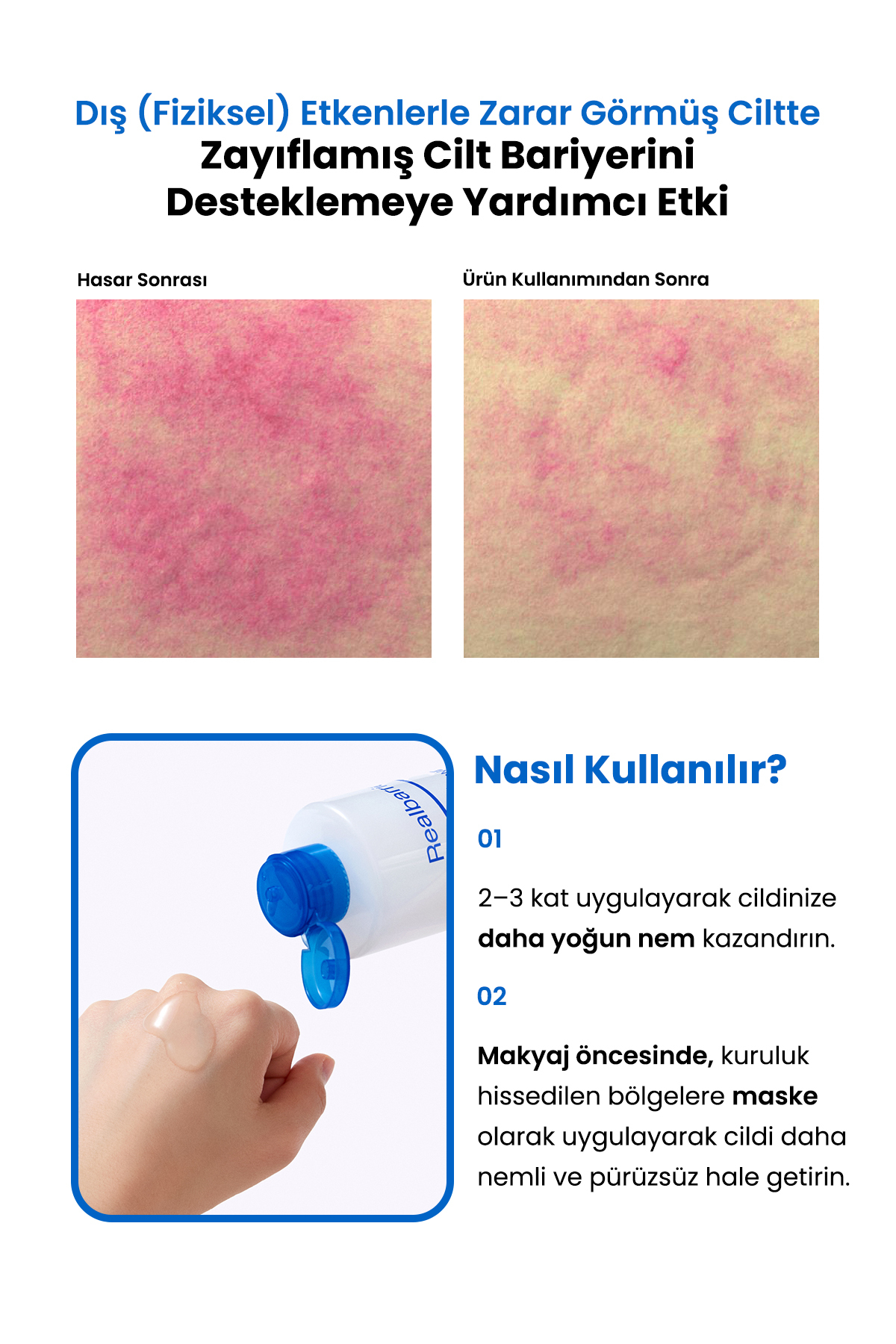 Hassaslaşmış Cilt Bariyerini Destekleyen Nemlendirici Tonik REALBARRIER Extreme Essence Toner Origin — RB01 — تصویر 8 از 9