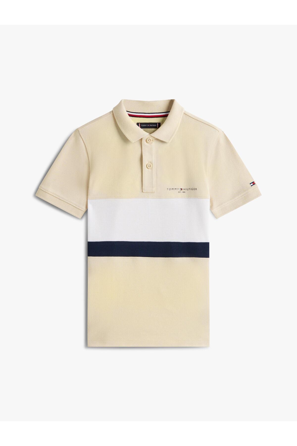 پولوشرت پسرانه یقه کشباف | تامی هیلفیگر Tommy Hilfiger KB0KB10383ACI BD - تصویر 3
