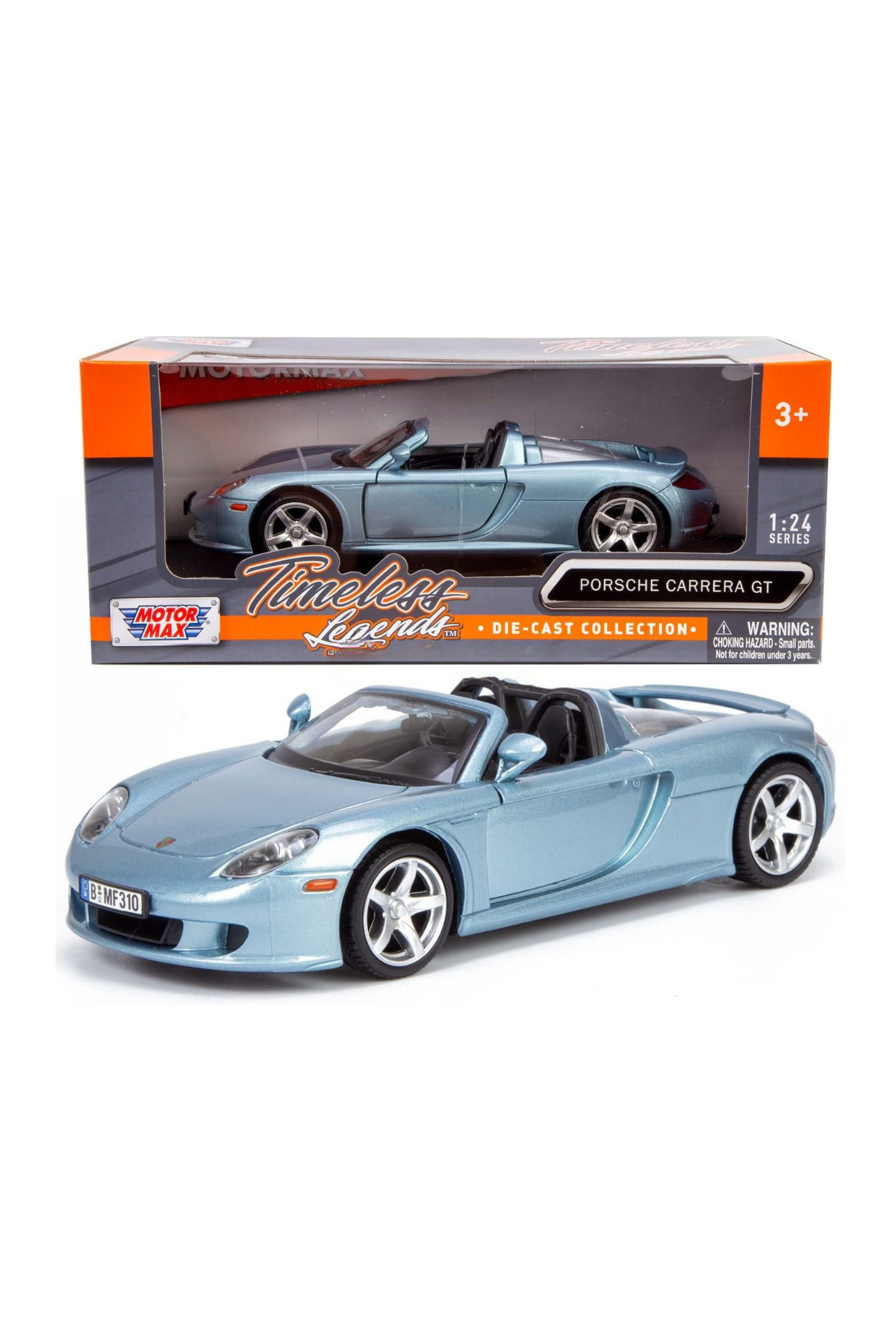 craftivio 1:24 Porsche Carrera GT Açılabilir Kapılı Metal Diecast