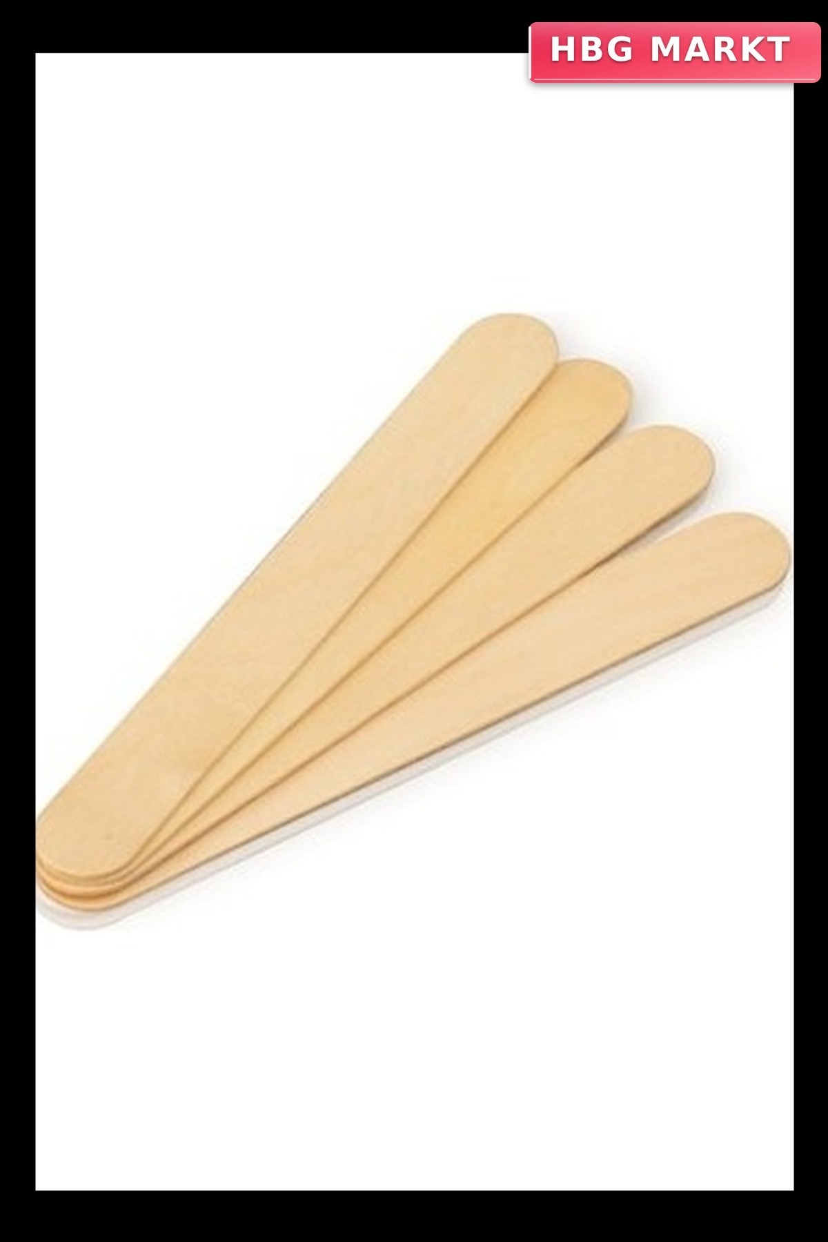 HBG Markt 100 Parça Karton Kutulu Ağda Spatula Çubuk — TKT-6D3E-MOD-56475410120-D4E89