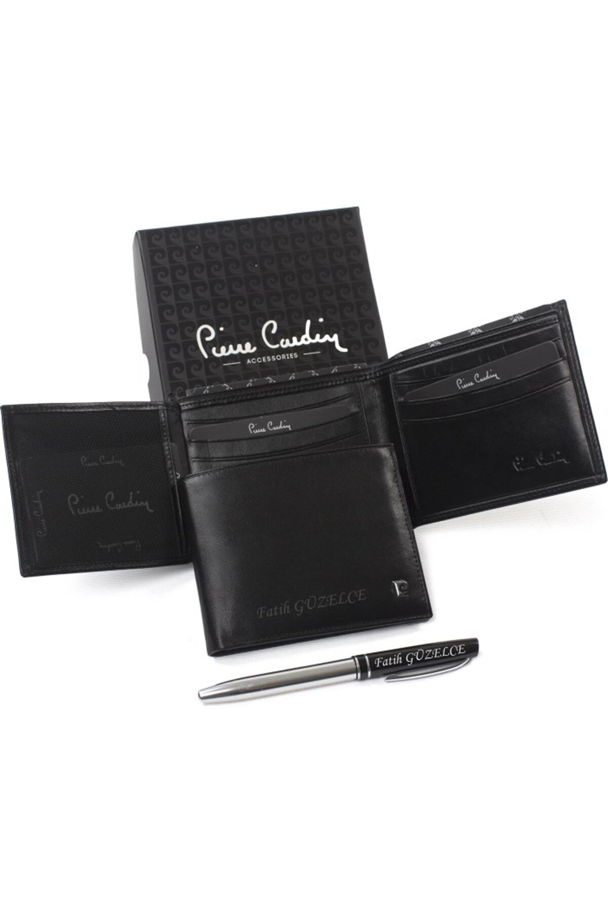 کیف پول مردانه چرمی شخصی‌سازی‌شده P2361 پیر کاردین کیف پول Pierre Cardin