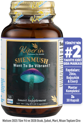 Kiperin Shenmush | Mushroom Complex | AHCC, Reishi, Shiitake, Lions's Mane, A...