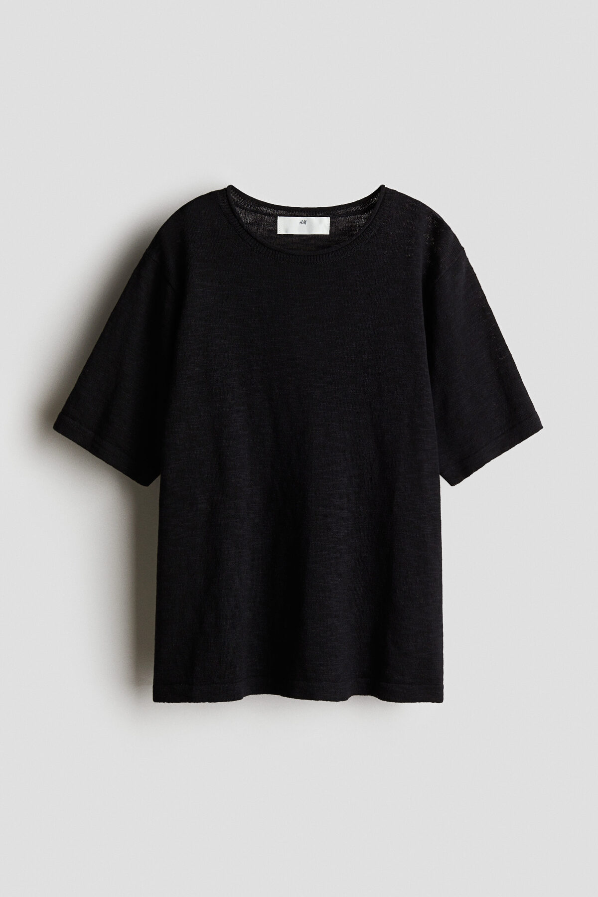 تی‌شرت بافتنی نازک و گشاد اچ اند ام تی شرت H&M
