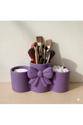 BURALARHEP3D Fiyonk Detaylı Makyaj Organizer