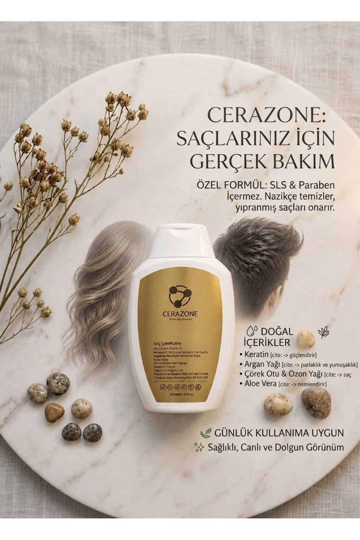 Cerazone Skin & Healthcare Profesyonel Saç Bakım Seti Dökülme