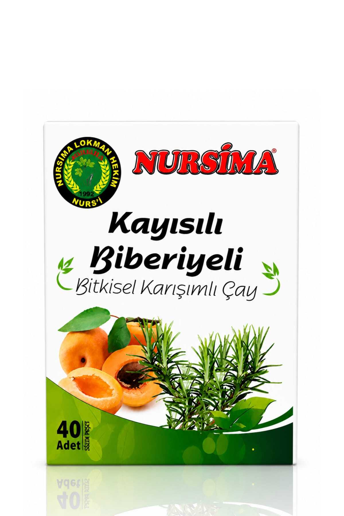 Nursima KAYISILI BİBERİYELİ BİTKİSEL KARIŞIMLI ÇAY 40 Adet