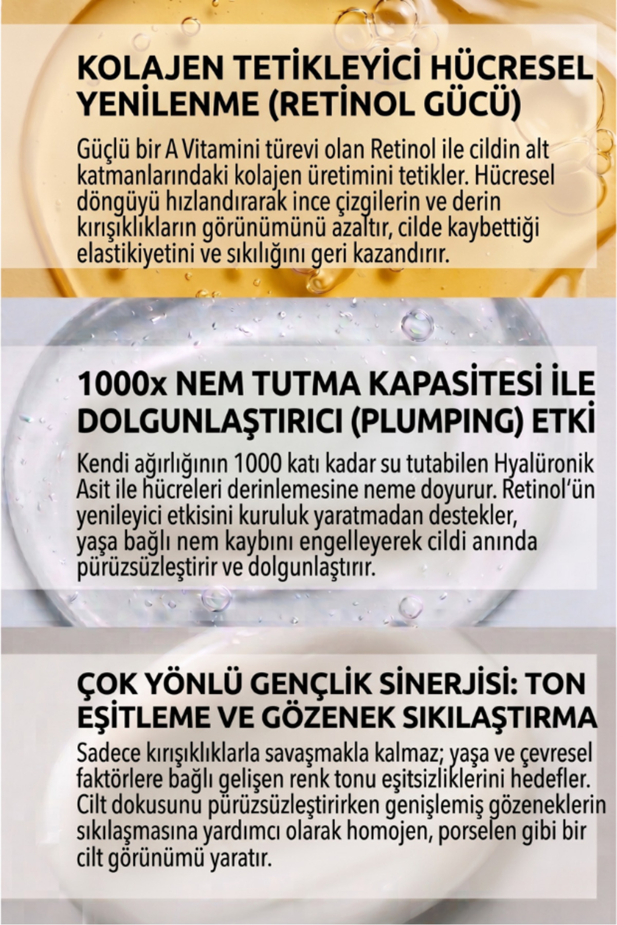 Onarıcı, Besleyici & Yenileyici Retinol Serum Genç Görünüm 30 Ml — 326523 — تصویر 4 از 4