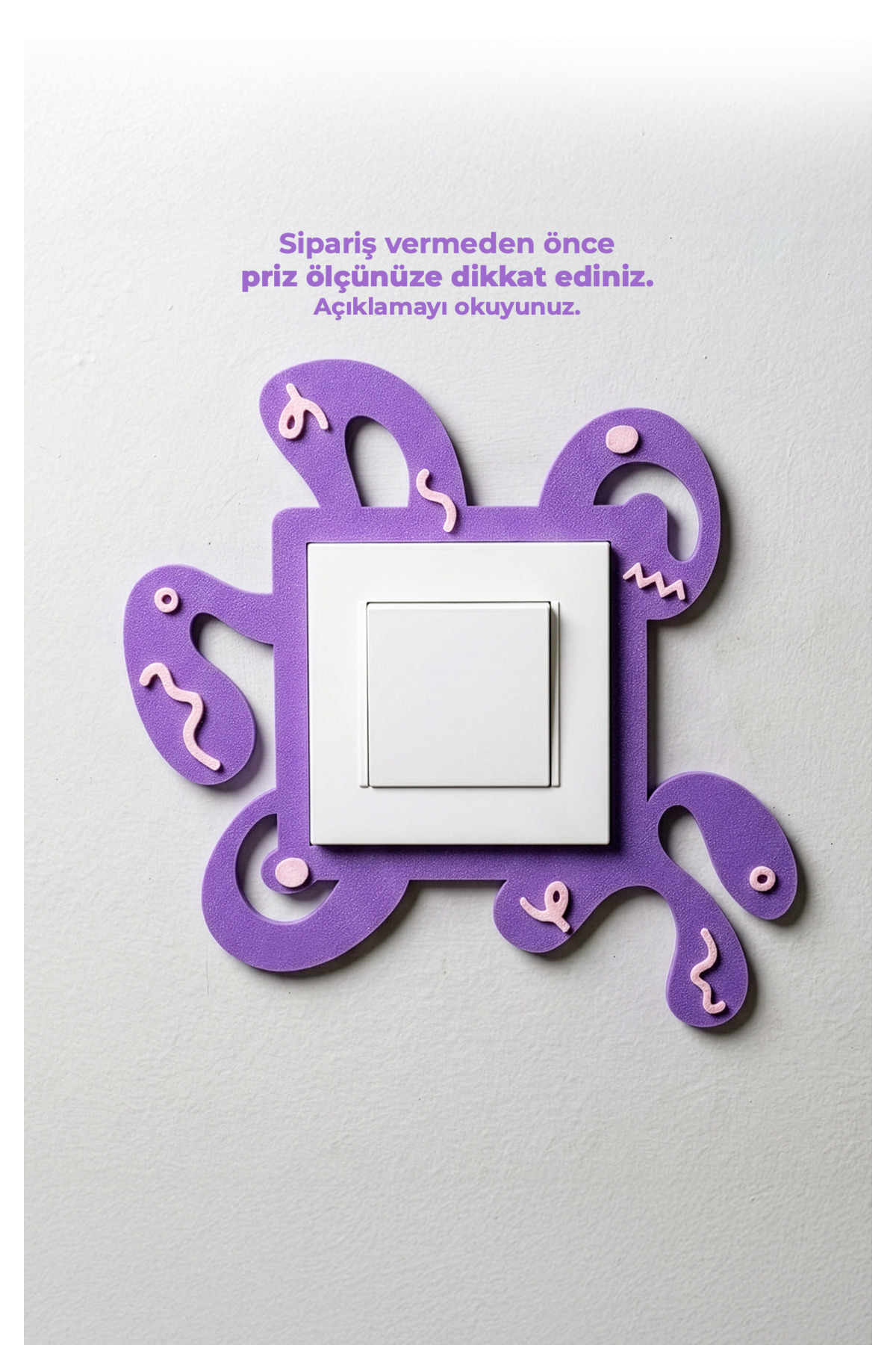 Colorful Decorative Socket Switch Frame with Abstract Pattern