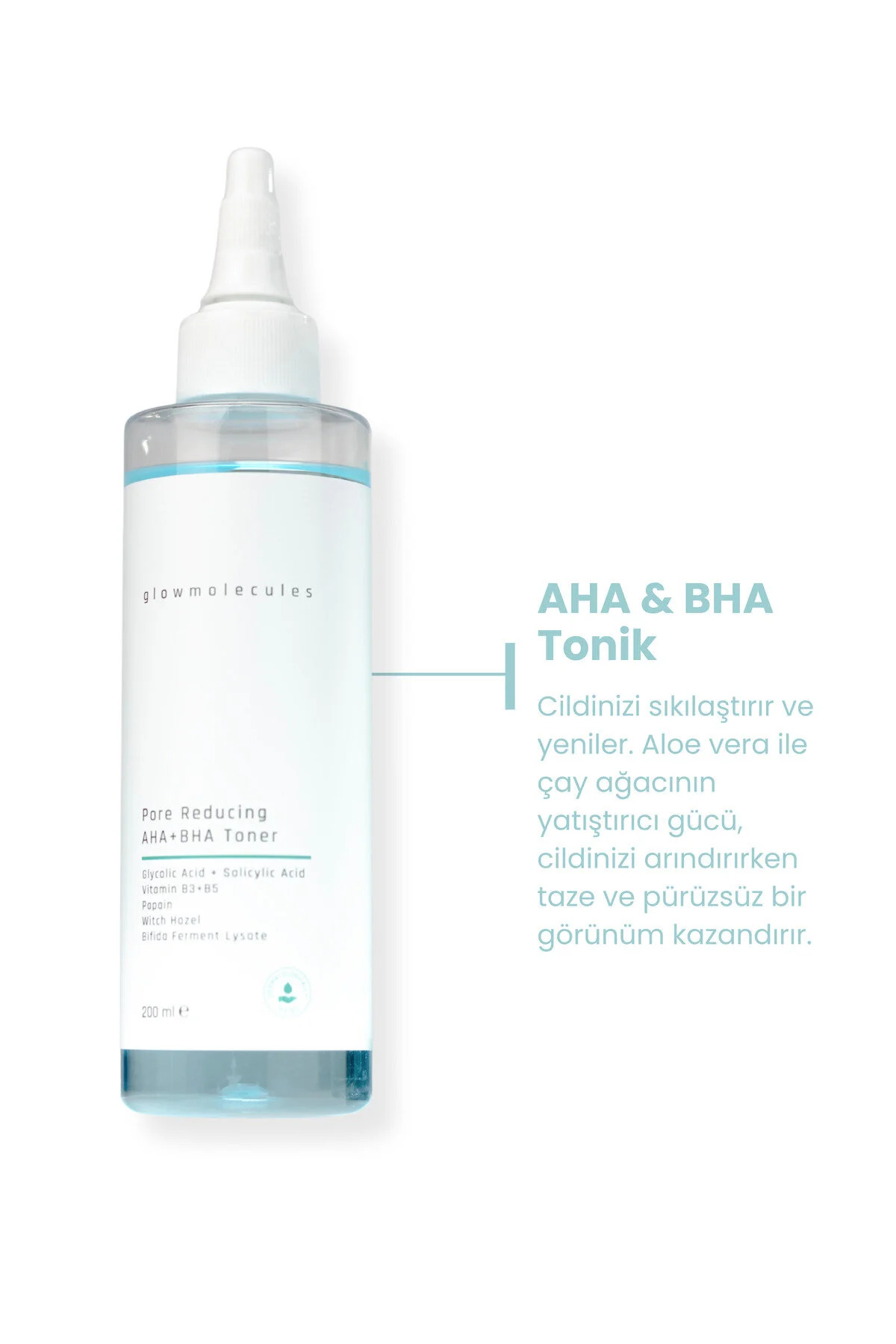 Gözenek Küçültücü AHA/BHA Asit Toniği - Pore Reducing Aha Bha Toner (200 ML) — Pore Reducing AHA+BHA Toner — تصویر 8 از 8