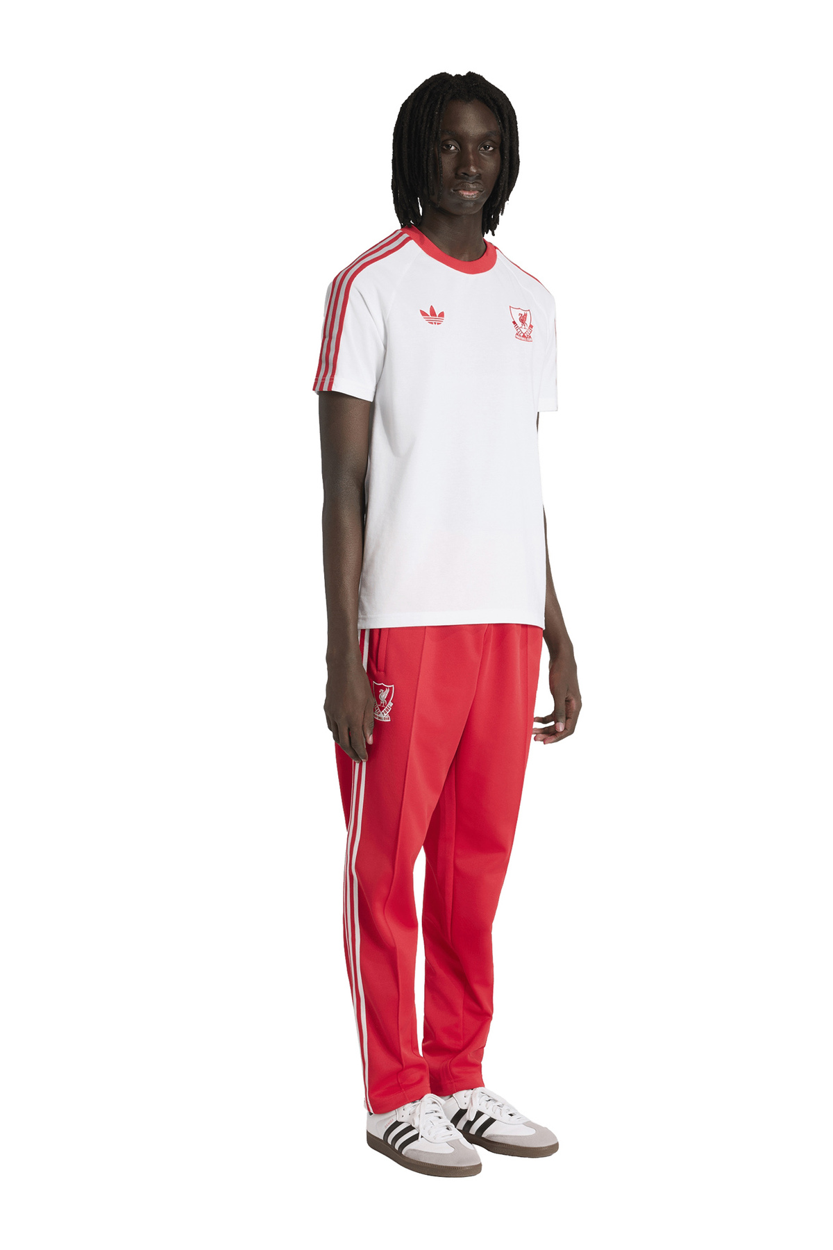 adidas JZ0140 LFC OG TEE Beyaz Bisiklet Yaka Düz Erkek T-Shirt