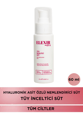 Elexir Eva Tüy Seyreltici Süt-Düzenli Kullanımda Tüyleri Seyreltip Cildi Yumu...