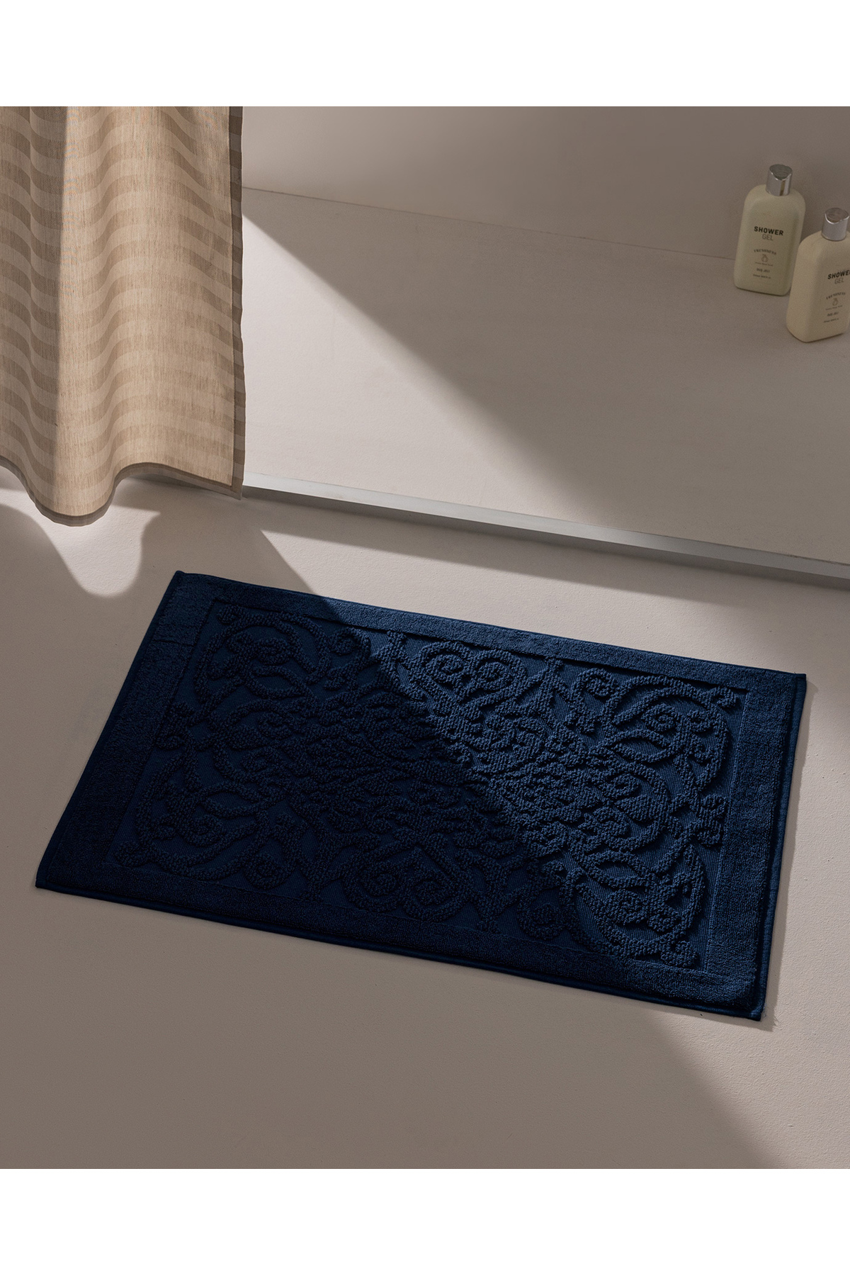 Berthe Foot Towel - Navy - 50x70 cm
