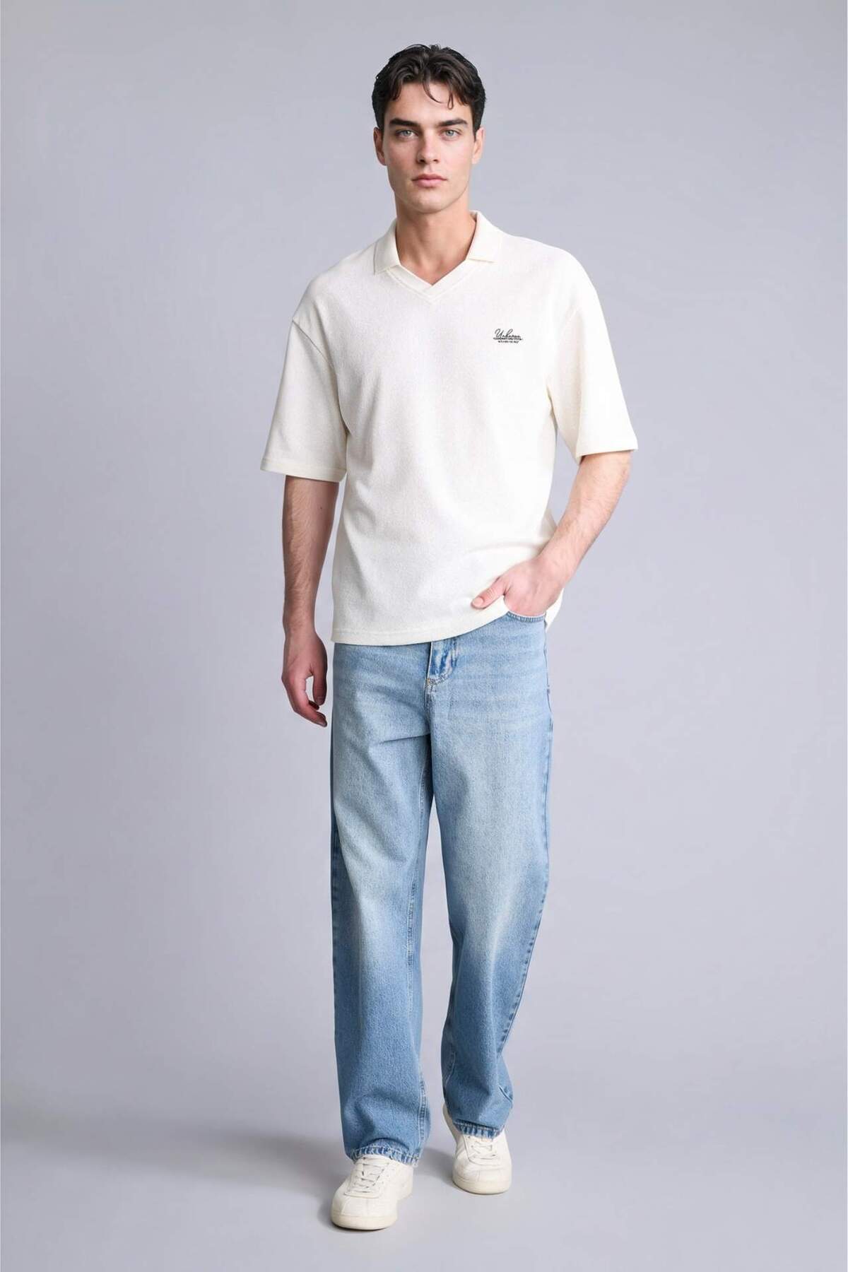 DeFacto %100 Pamuk Baggy Fıt Pantolon H6630AX26SM