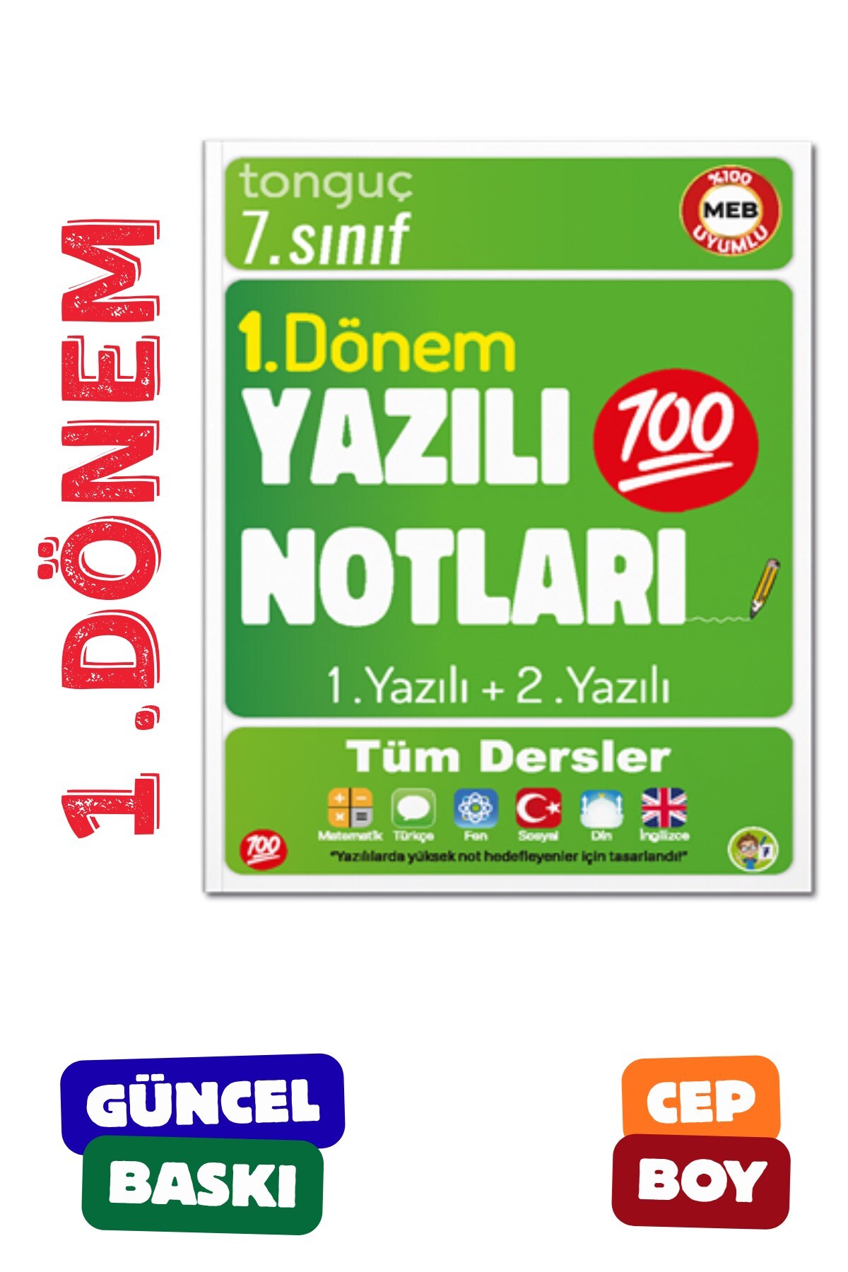 Tonguç Yayınları 7. Sınıf Yazılı Notları 1. Dönem 1 Ve 2. Yazılı
