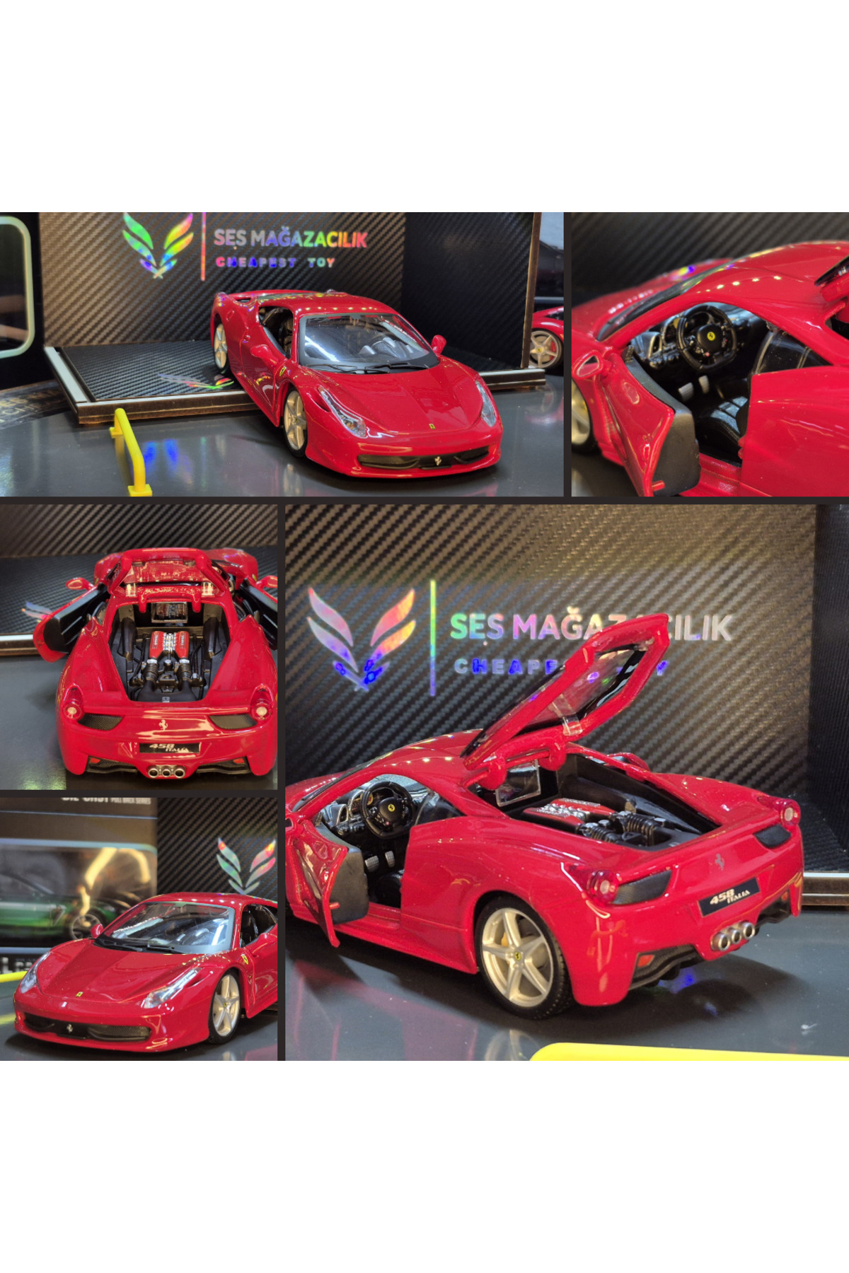 Burago Ferrari 458 Italia Model Araba 1/24 Ölçek - Fiyatı, Yorumları