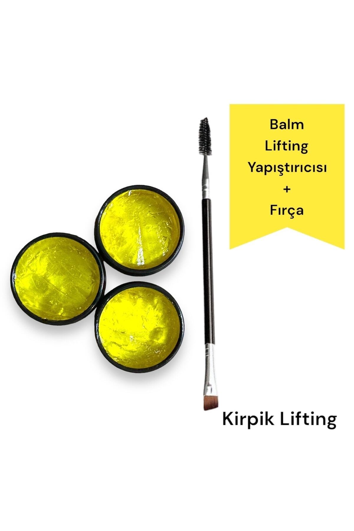 Sarı Balm Yapıştırıcı Ve Fırça Set Kirpik Lifting Yapıştırıcısı Balm Kolay Tarama Ve Bakım Yapar — بنفش KirpikliftingBALM-SARI+FIRÇA — تصویر 3 از 6