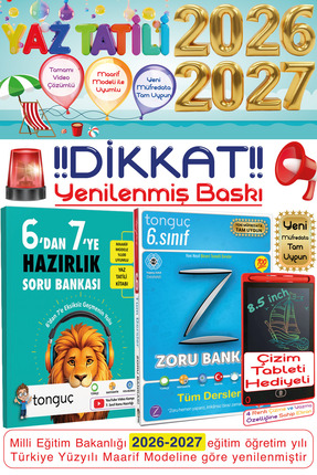 Tonguç Yayınları 6. Sınıf 6'dan 7'ye Hazırlık Kitabı 6. Sınıf Zoru Tüm Dersle...