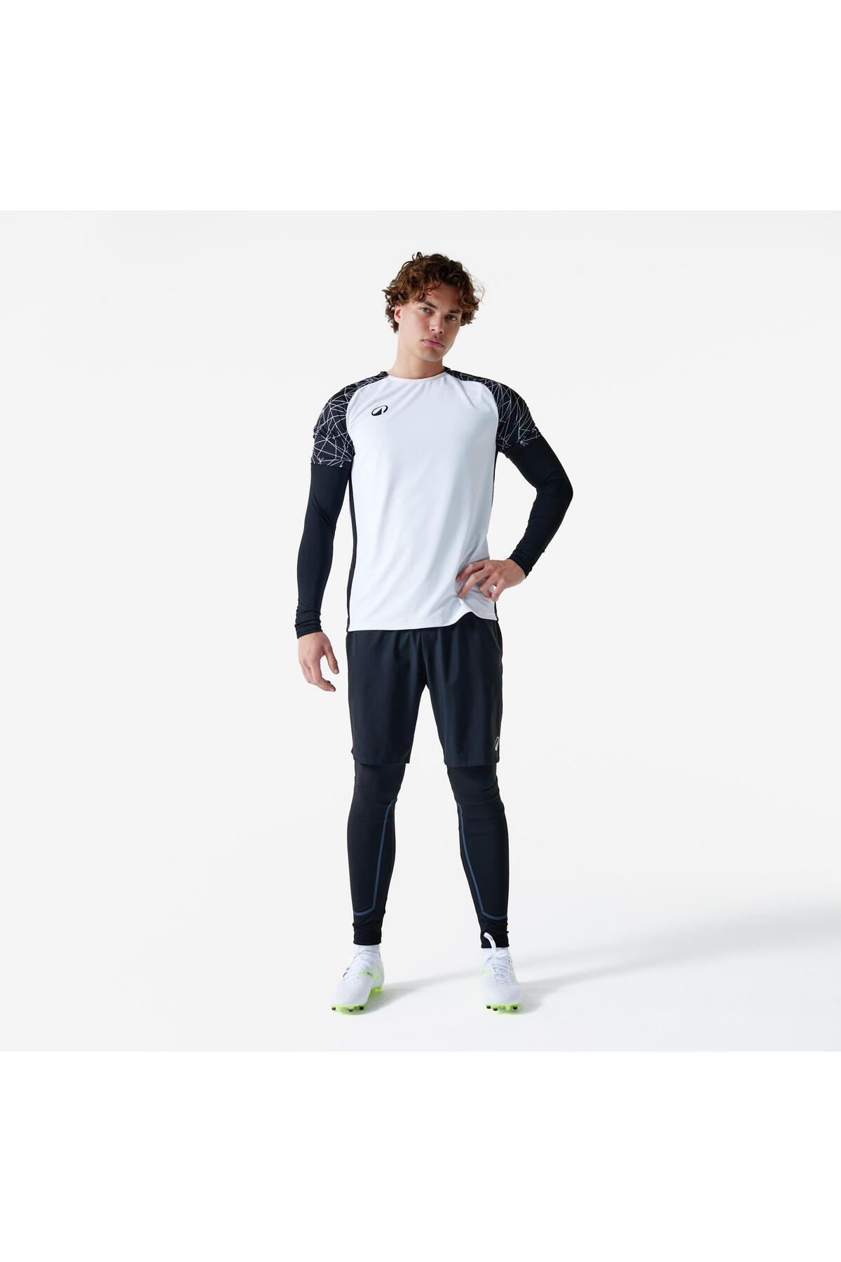 Decathlon Kipsta Yetişkin Futbol Uzun Kollu Termal İçlik - Siyah - Keepcomfort görsel 7