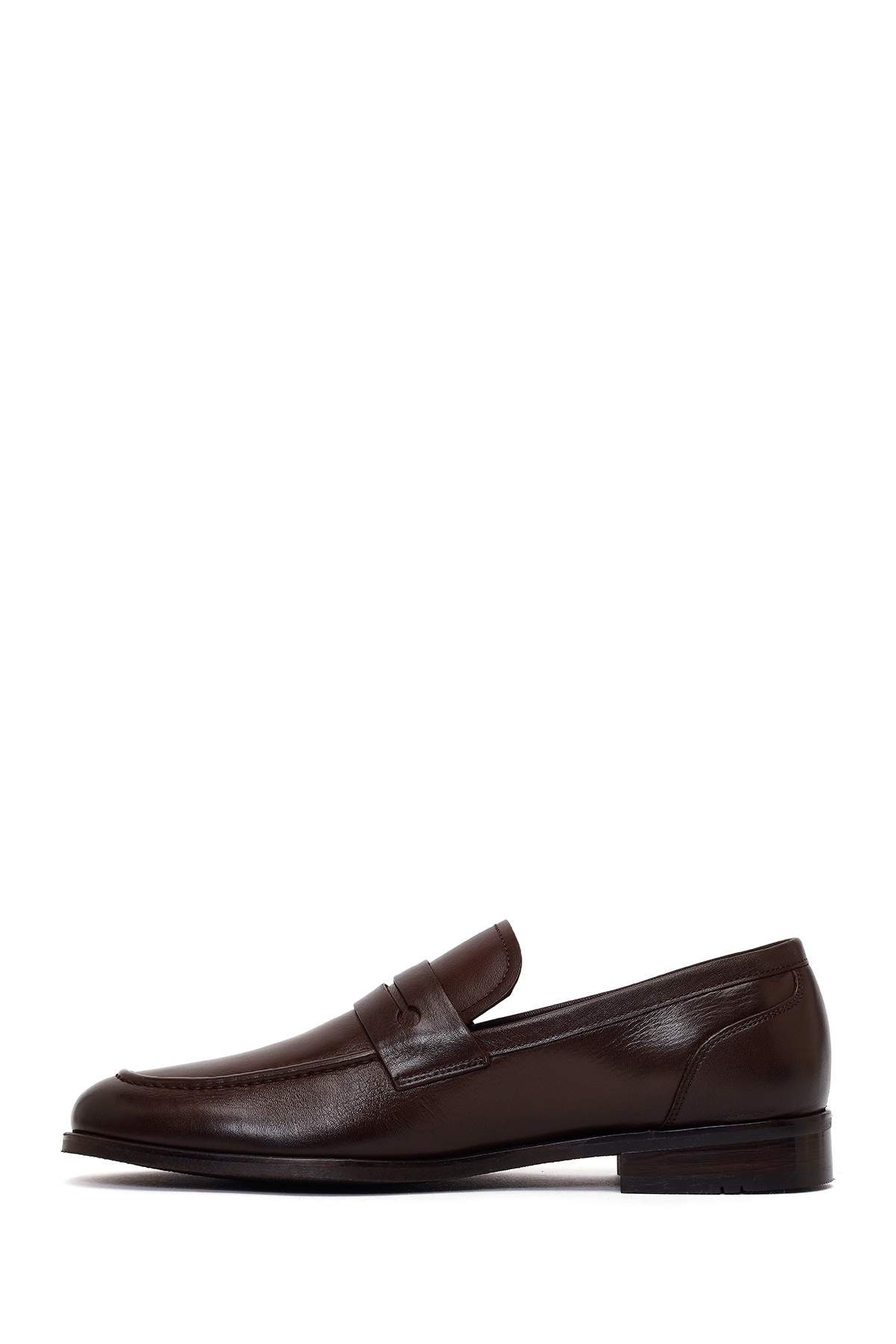 Derimod Black Erkek Kahverengi Deri Klasik Loafer 26SFD602718 görsel 3
