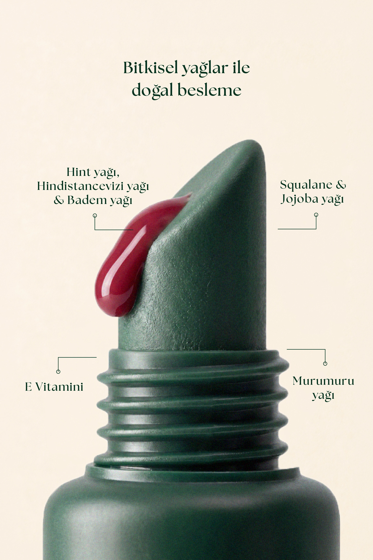 Çilekli Parlatıcı Besleyici Doğal Dudak Balmı - Peptit Lip Balm — صورتی 153.99.18.001 — تصویر 3 از 8