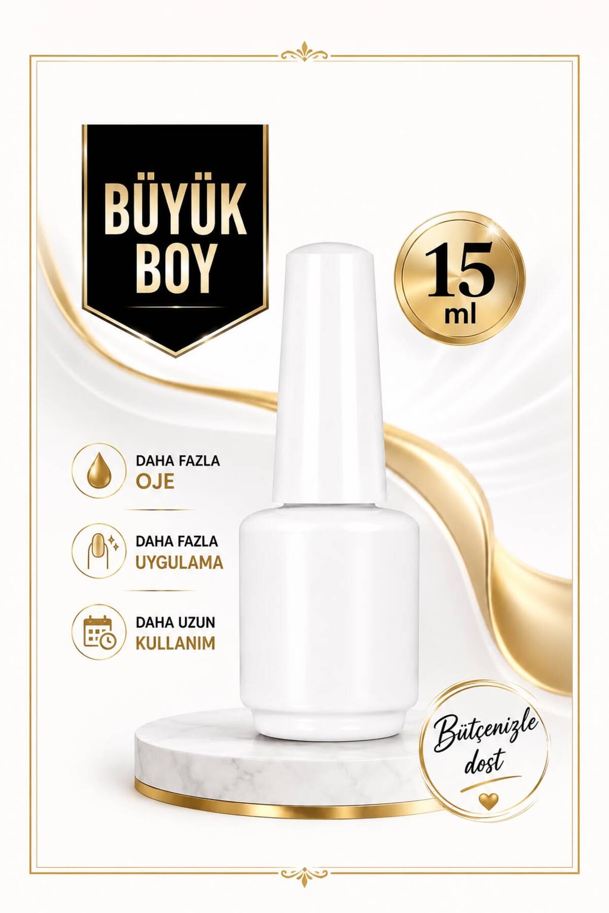 Kalıcı Oje Uv Led A010 (KIRMIZI SERİSİ) 15ml — قرمز 8683089006013 — تصویر 2 از 3