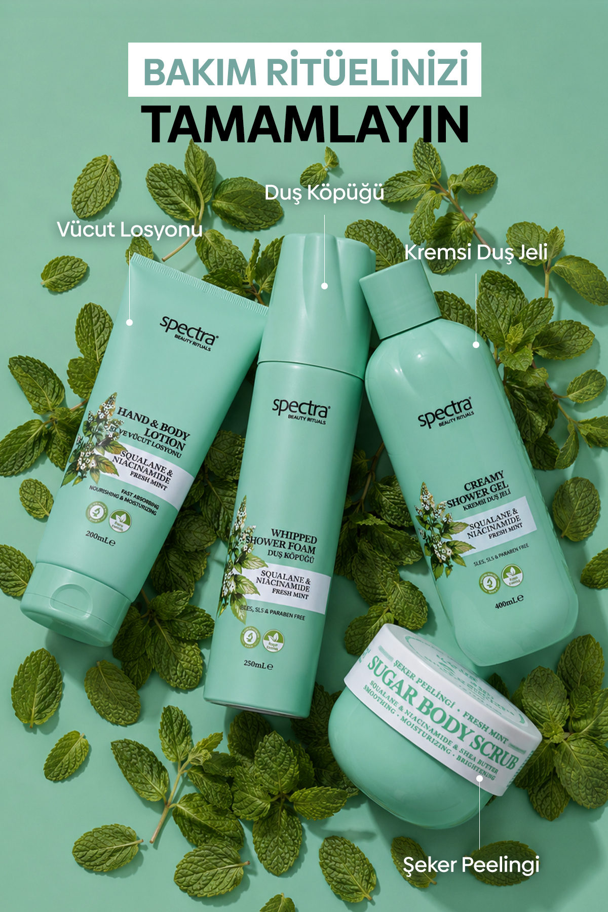 Nemlendirici ve Canlandırıcı Hızlı Emilen Vegan El ve Vücut Losyonu -Fresh Mint- 200 ML — 35b9a90a-4c8c-5c56-9354-d149caaf4e86 — تصویر 7 از 8