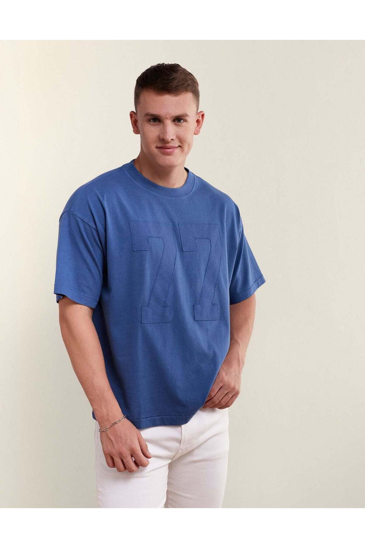 American Eagle AE Relaxed Logo Graphic T-Shirt