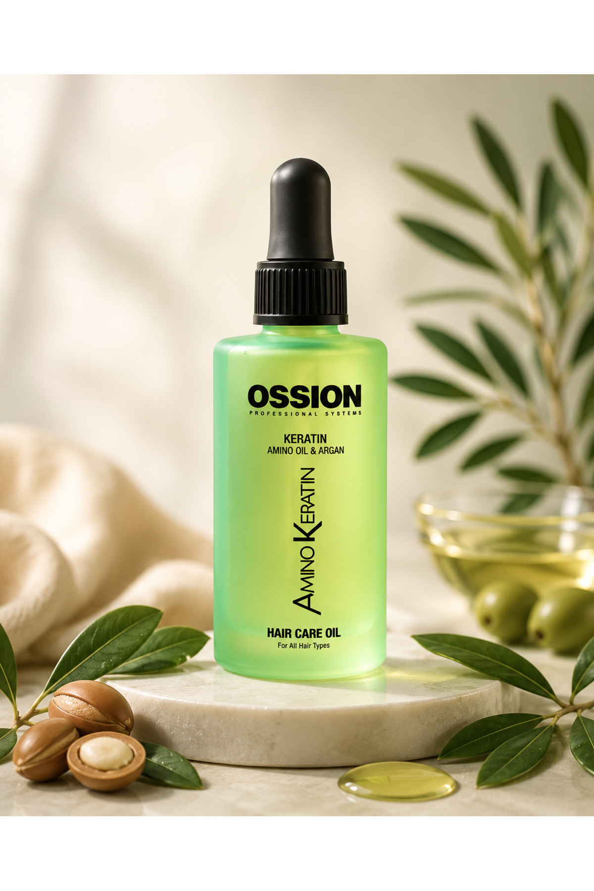 SAÇ BAKIM YAĞI & SERUM — AMİNO KERATİN SAÇ BAKIM YAĞI 100 ml — تصویر 3 از 4