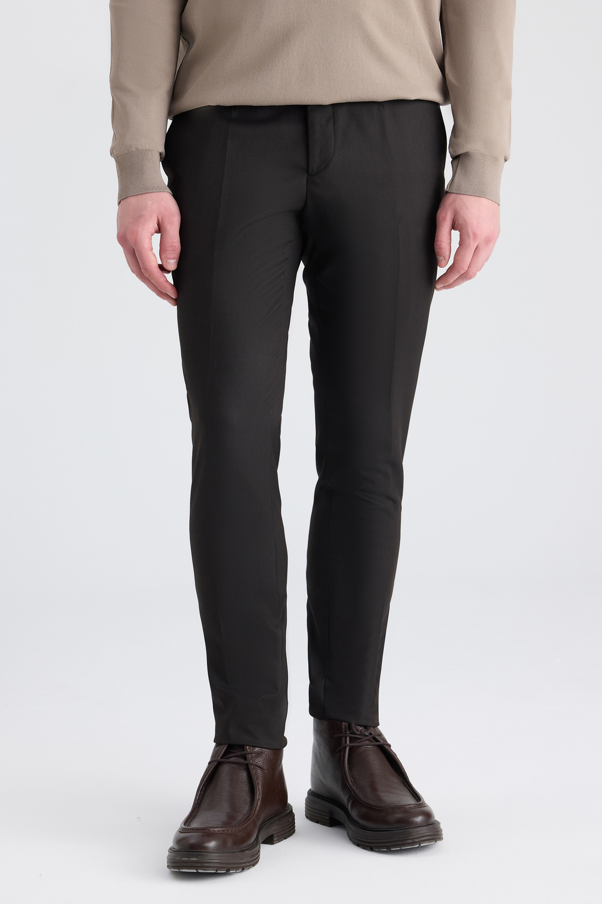 D'S Damat Ds Damat Slim Fit Kahverengi Kumaş Pantolon — قهوه‌ای 5HF03JB10321M