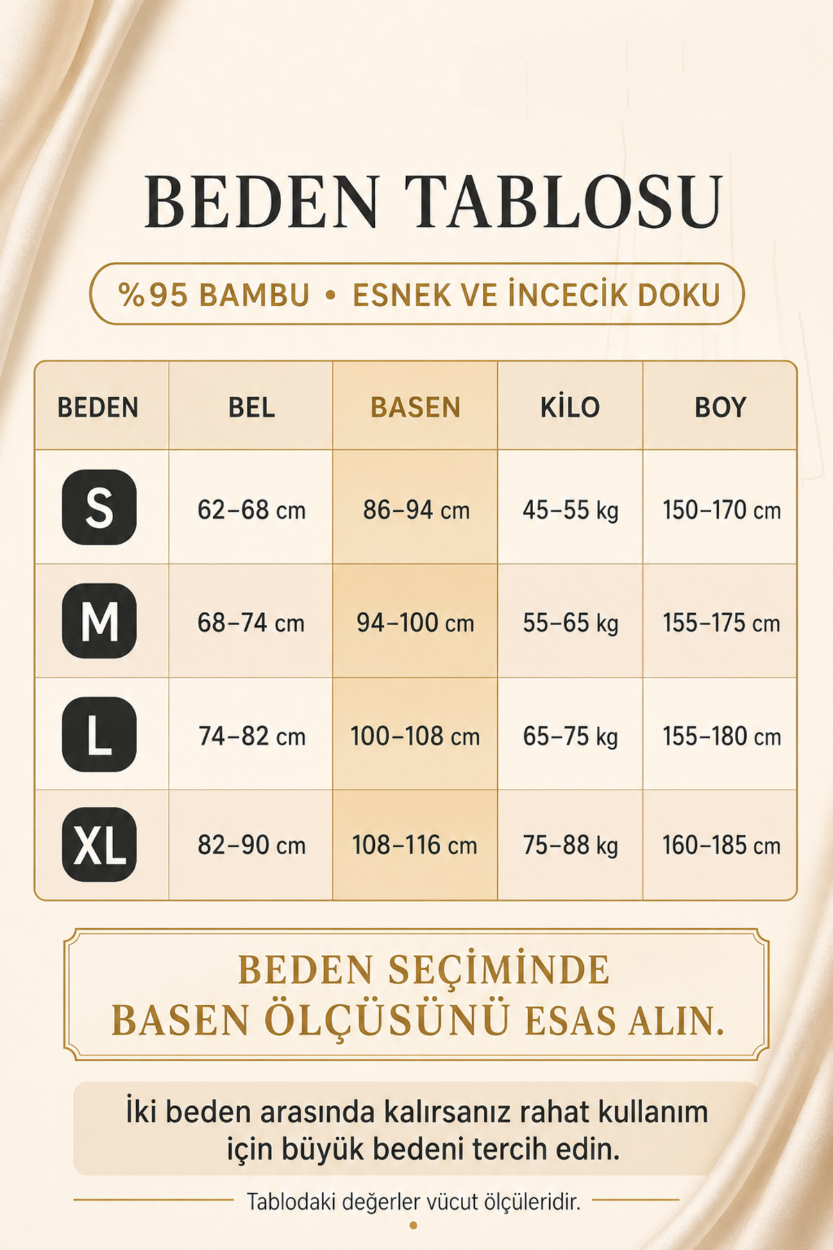 Bravie 2'li Paket Kadın Maxi Uzun Boy Bambu Jupon Siyah, Ten, Hafif, Nefes Alan, Dikişsiz Astar Etek 303 görsel 2