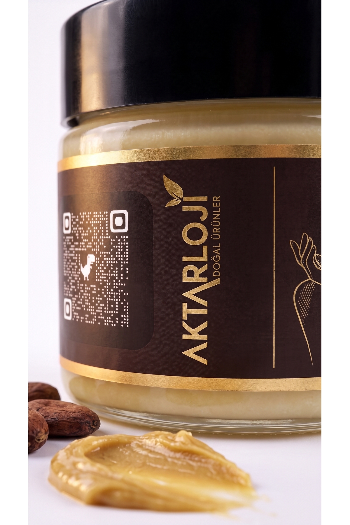 50 ml Kakao Yağı / Saf / Doğal Nemlendirici / Cacao Butter / Kakao Çekirdeği Yağı — 50-ml-kakao-butter — تصویر 5 از 8