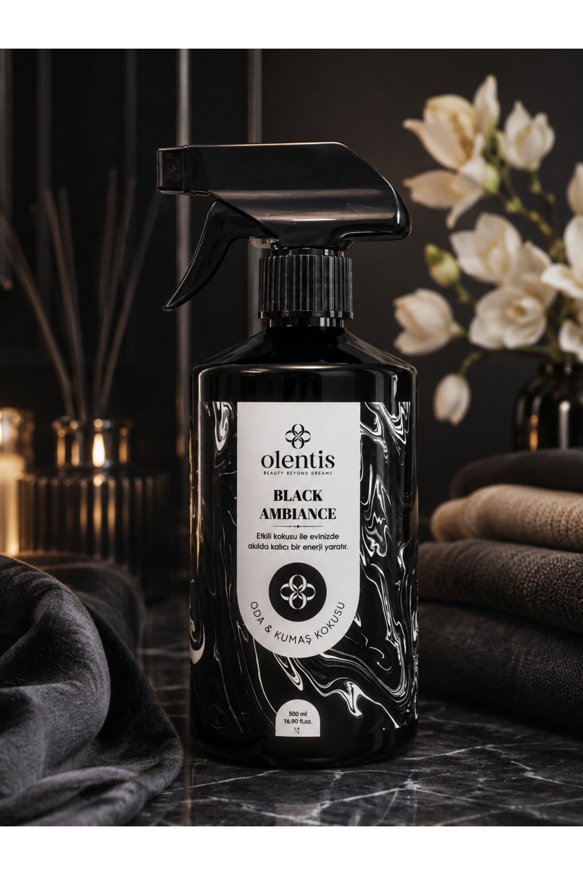Black Ambiance Oda Kumaş Kokusu Sprey (500 Ml)