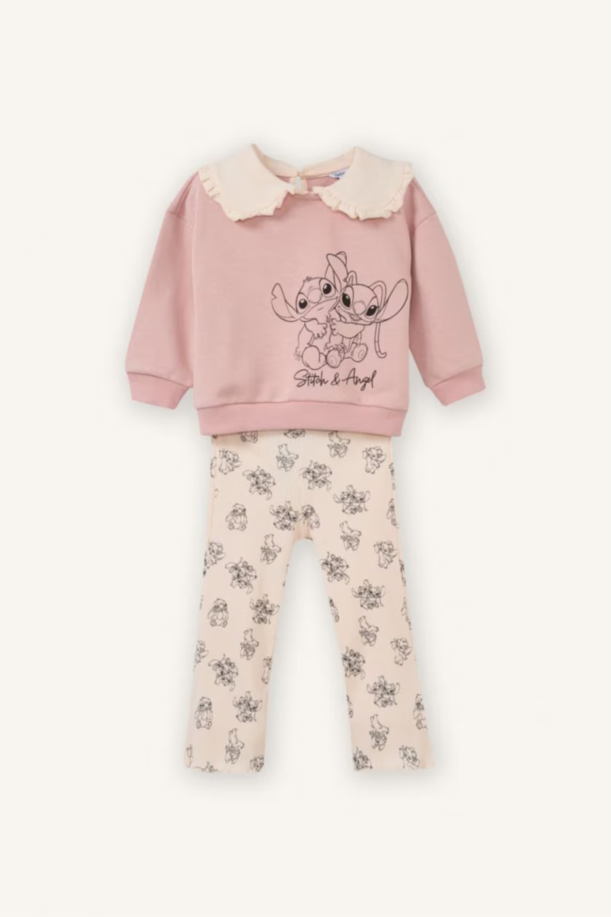 Defacto Disney Lilo & Stitch 2-Piece Set for Baby Girl G8740A526Sp