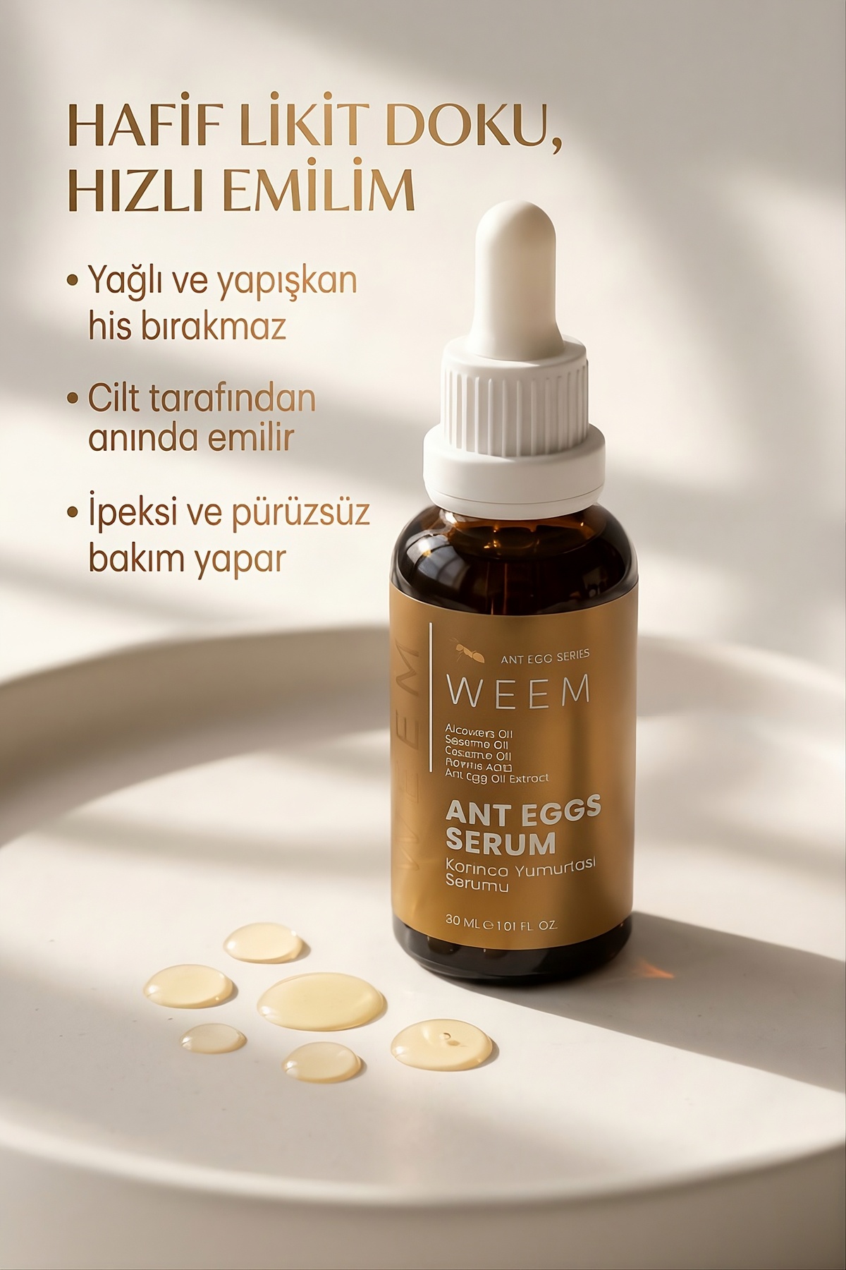 Karınca Yumurtası Yağı Içeren Tüy Azaltıcı Serum 30 ml (UNİSEX KULLANIM) — WAGS01 — تصویر 2 از 5
