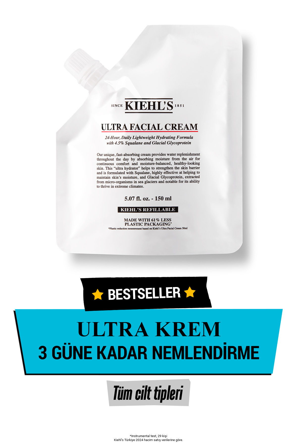Kiehl's Ultra Facial 24 Saat Nemlendirici Günlük Krem 150 ml