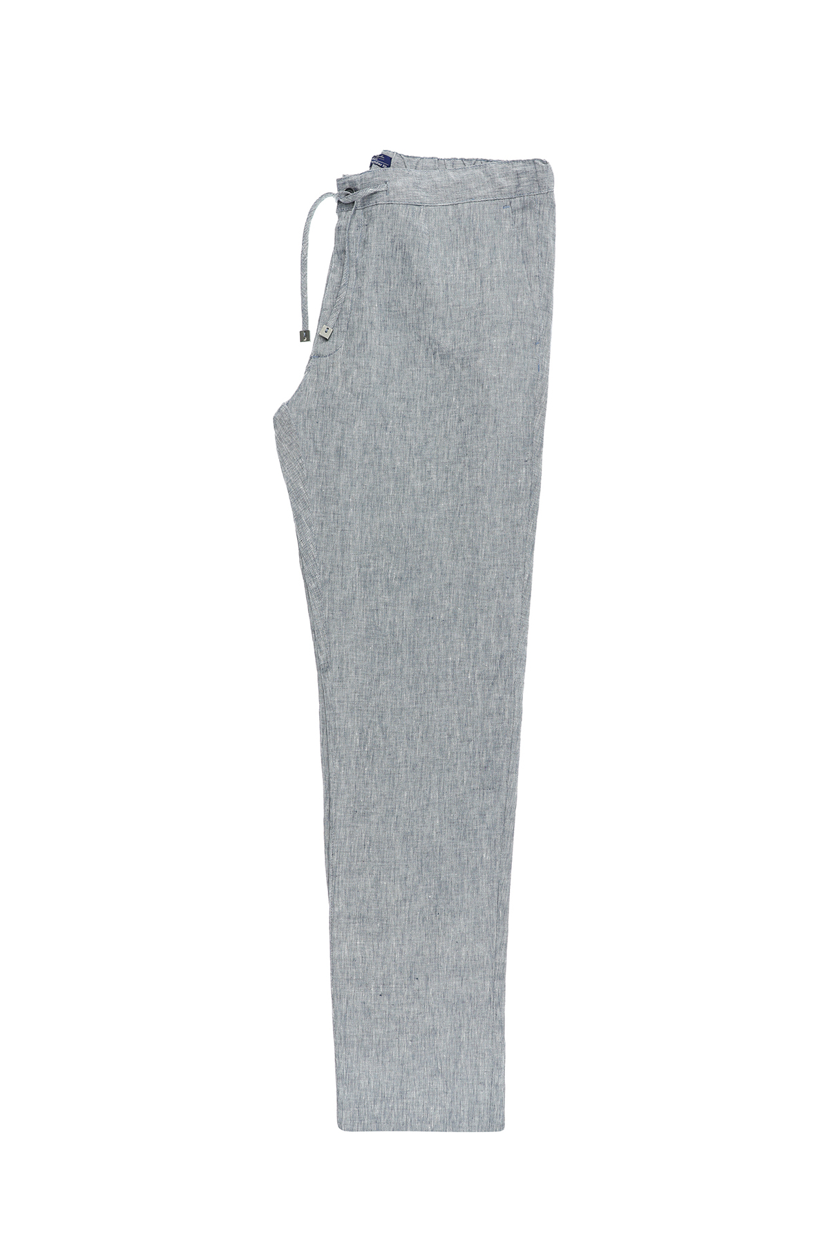 Abdullah Kiğılı Regular Fit Standart Kesim Beli Lastikli İpli Keten Jogger Pantolon