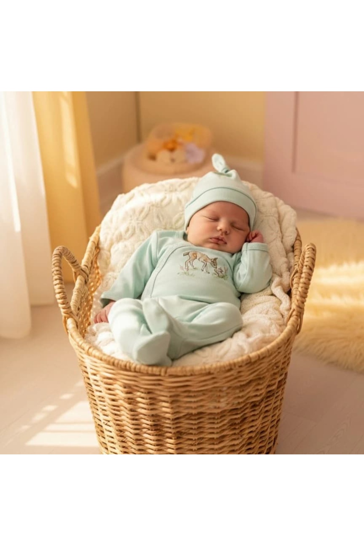 Doray Organic Ceylan Desenli 2'li Bebek Tulum Set | Yenidoğan