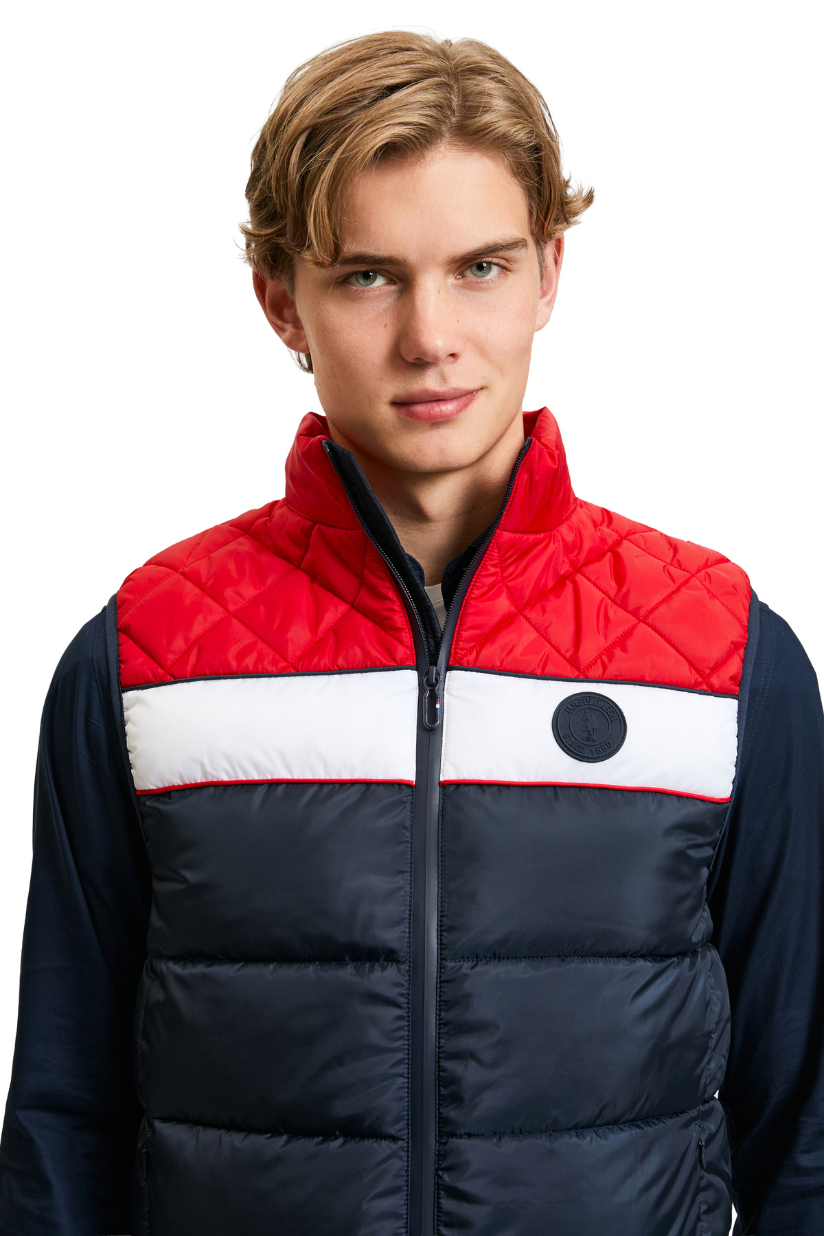 U.S. Polo Assn. Erkek Lacivert Yelek 50318835-VR033 görsel 2
