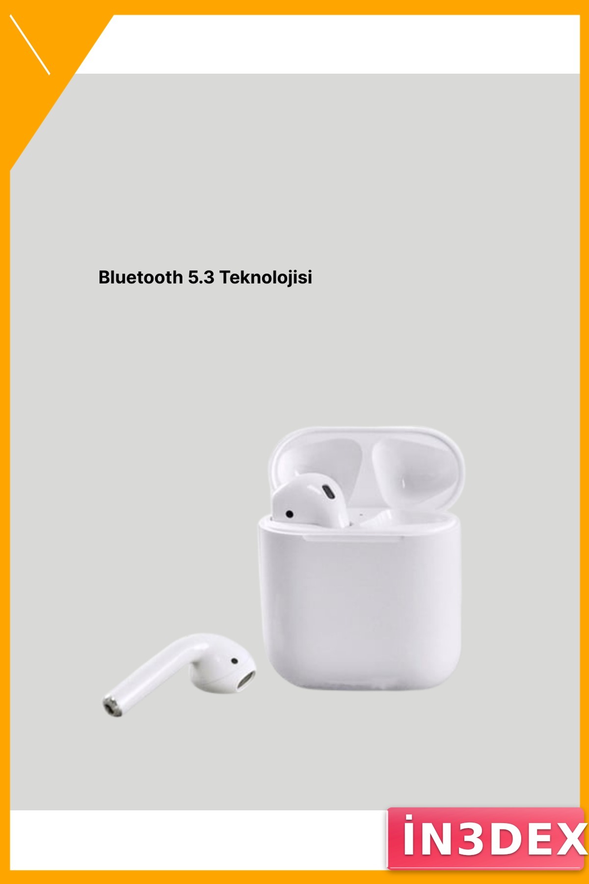 Bluetooth 5.0 Kablosuz Kulaklık Su Geçirmez HD Ses Kulak İçi