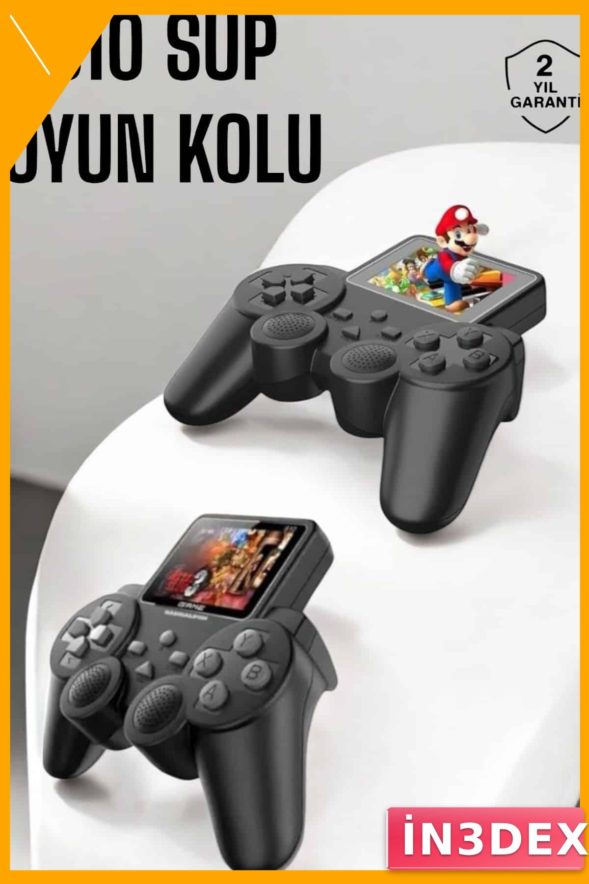 Retro Taşınabilir Oyun Konsolu 520 Oyunlu TV Bağlantılı Mini Atari