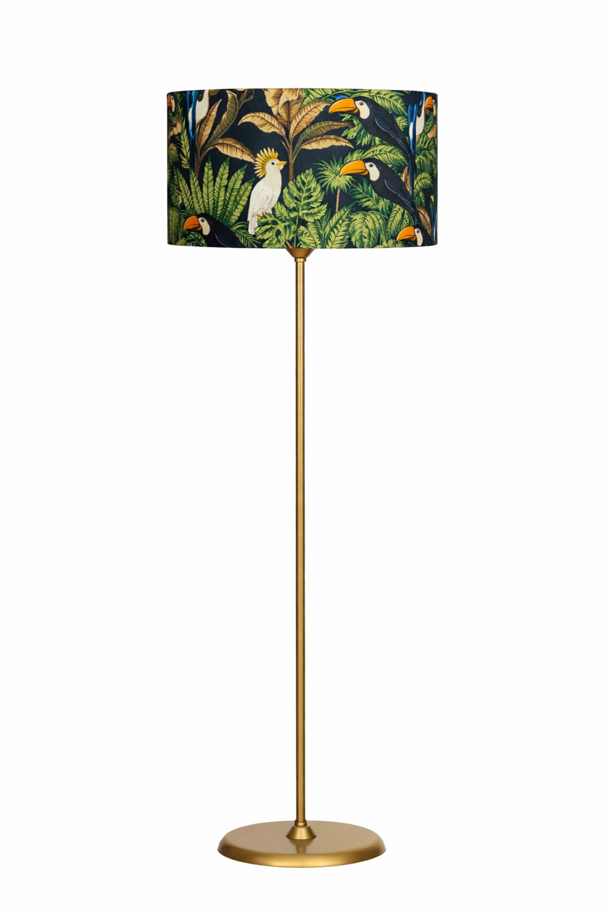Conic Antique Metal Floor Lamp 160 cm Modern Living Room Floor Lamp with Patterned Head