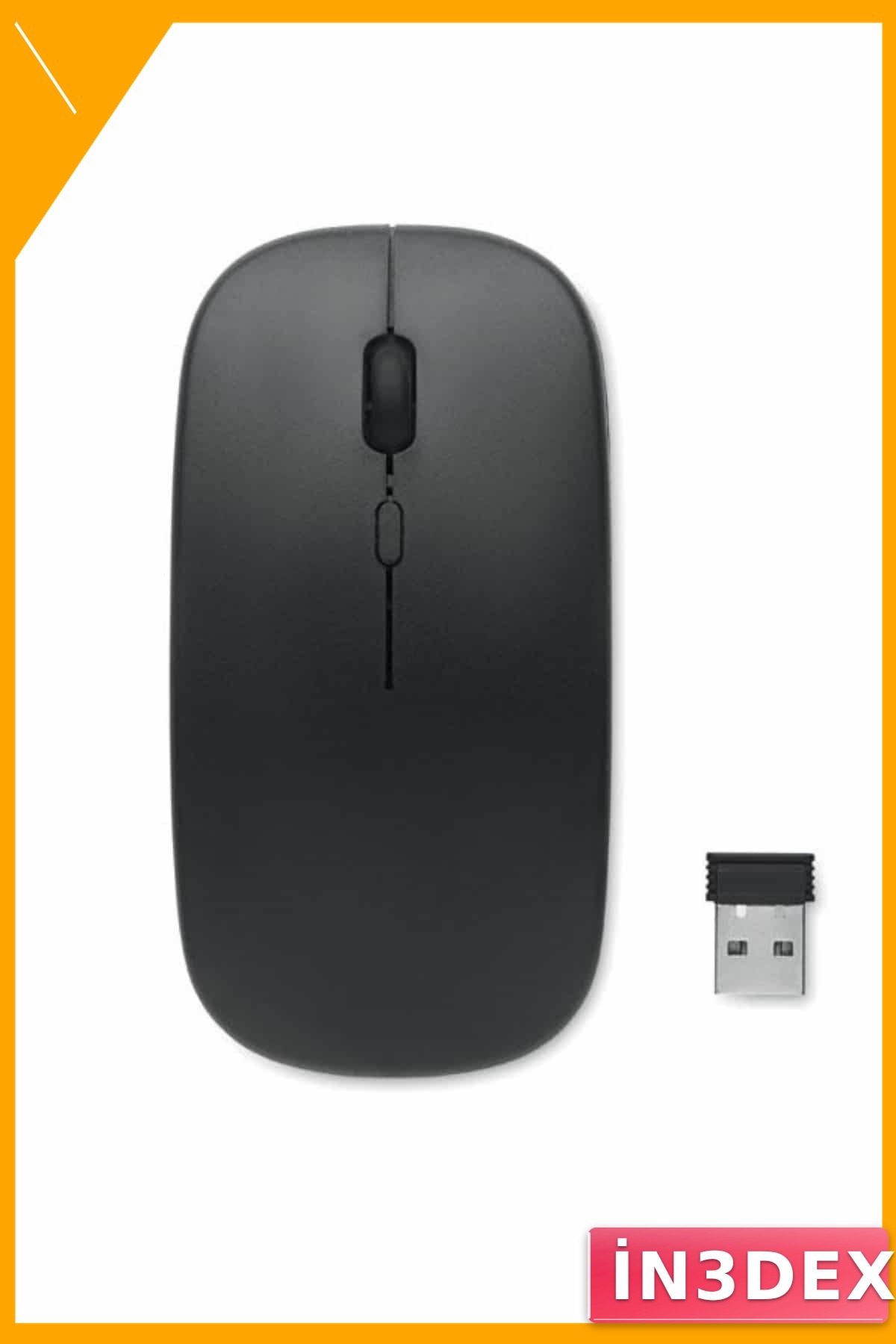 Çift Modlu Sessiz Kablosuz Mouse Bluetooth Şarjlı