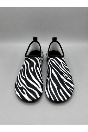 shoecide Zebra Desen Kadın Deniz Ayakkabısı – Hafif, Kaydırmaz, Hızlı Kuruyan...