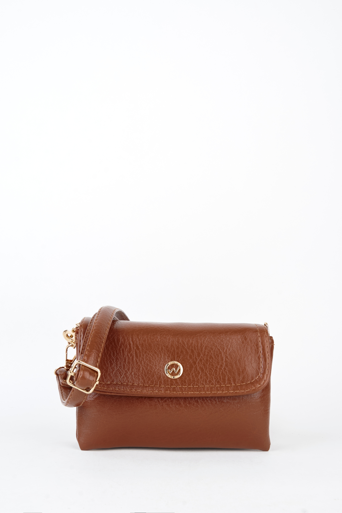 Women's Lilya Taba Small Size Zipper with 2 Compartment Lid and Snap Closure Hand Sleeve and Shoulder Bag
