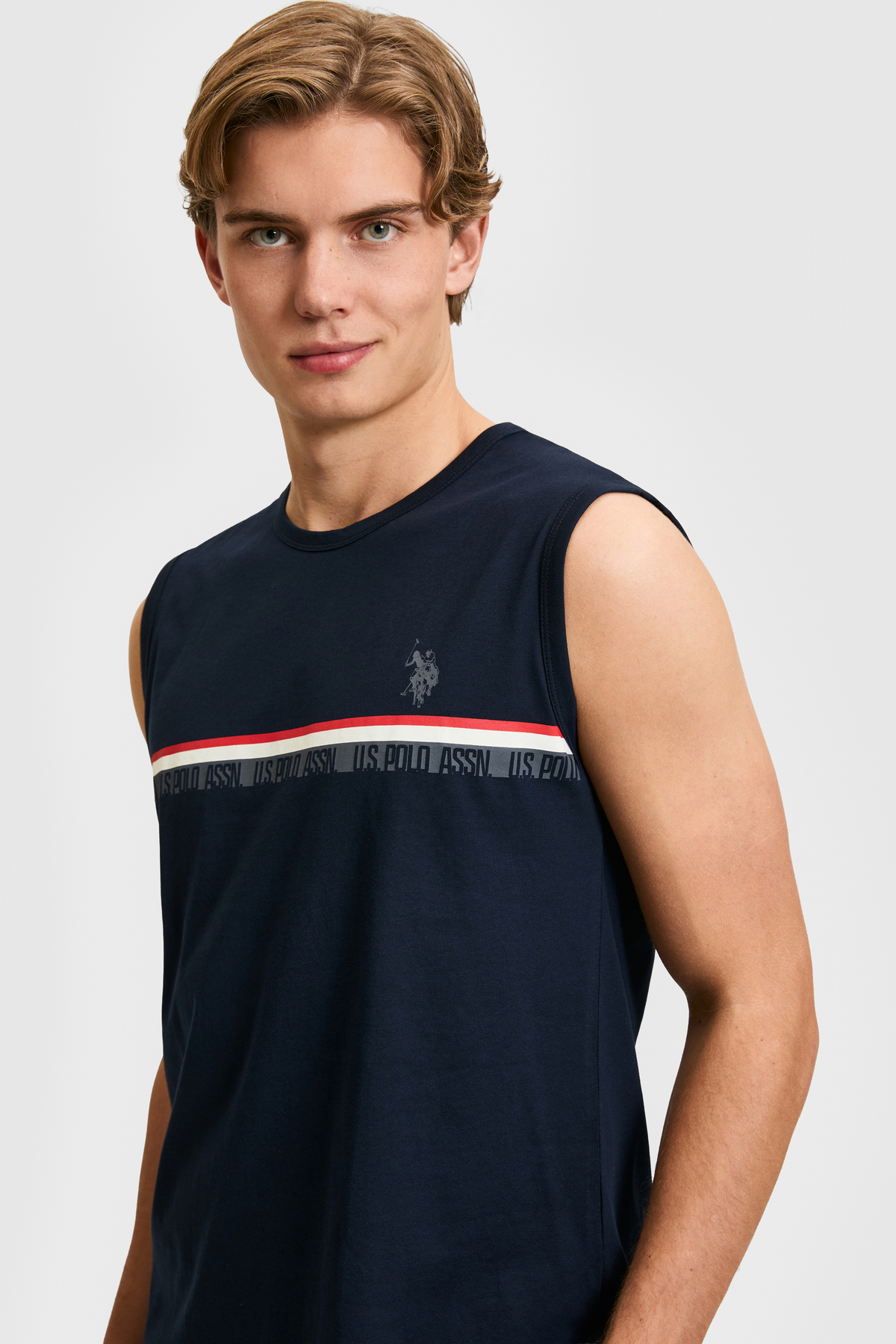 ست پیژامه و لباس خواب مردانه یقه گرد | یو اس پولو U.S. Polo Assn. 50326140 TR - تصویر 2