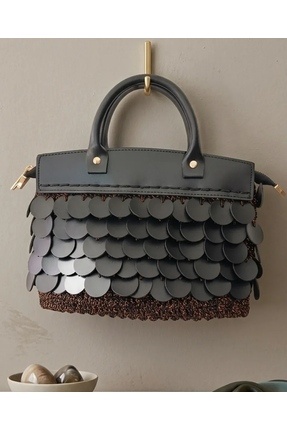 Handmade Deri Pullu Çanta