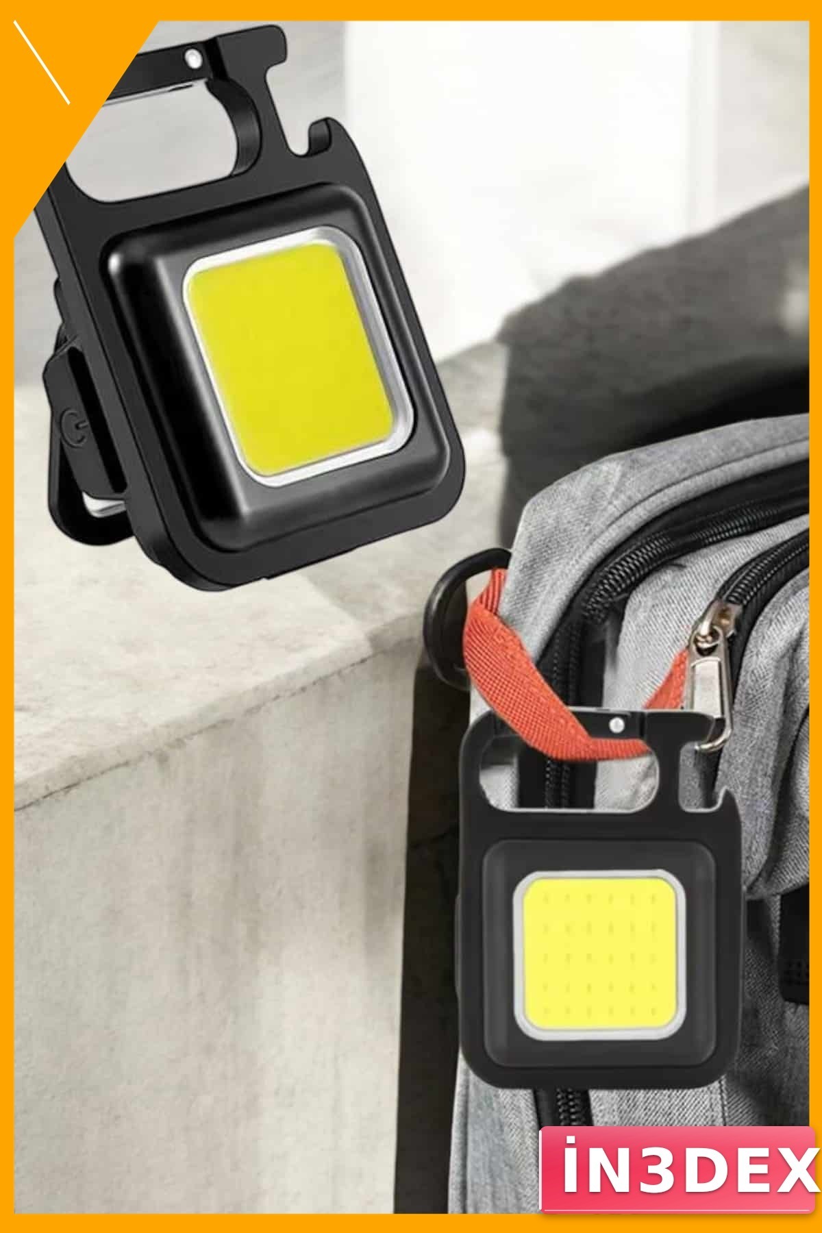 800 Lümen Çok Fonksiyonlu LED Kamp Feneri USB Şarjlı